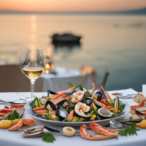 MUFii in abbinamento ai frutti di mare con salsa agrumata